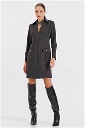 ΓΥΝΑΙΚΕΙΟ MINI ΦΟΡΕΜΑ ΜΕ ΓΙΑΚΑ ΚΑΙ ΦΕΡΜΟΥΑΡ - 10-410183-0 ΑΝΘΡΑΚΙ BILL COST