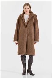 ΓΥΝΑΙΚΕΙΟ ΠΑΛΤΟ FAUX ΓΟΥΝΑ ΜΕ ΚΟΥΚΟΥΛΑ - 10-290050-0 ΚΑΦΕ BILL COST