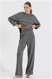 ΓΥΝΑΙΚΕΙΟ ΠΑΝΤΕΛΟΝΙ ΦΟΡΜΑΣ ΜΕ ΕΛΑΣΤΙΚΗ ΜΕΣΗ STRAIGHT FIT - 10-240055-0 ΓΚΡΙ BILL COST
