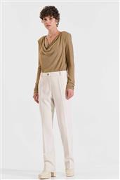 ΓΥΝΑΙΚΕΙΟ ΠΑΝΤΕΛΟΝΙ ΜΟΝΟΧΡΩΜΟ CLASSIC STRAIGHT FIT - 10-031054-0 ΚΡΕΜ BILL COST