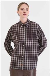 ΓΥΝΑΙΚΕΙΟ ΠΟΥΚΑΜΙΣΟ BUTTON DOWN ΜΕ ΚΑΡΟ ΣΧΕΔΙΟ - 10-330362-0 ΚΑΦΕ BILL COST