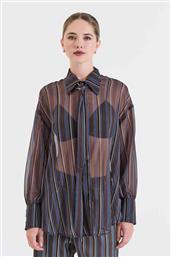 ΓΥΝΑΙΚΕΙΟ ΠΟΥΚΑΜΙΣΟ ΜΕ ΗΜΙΔΙΑΦΑΝΕΙΑ ΚΑΙ ΡΙΓΕ ΣΧΕΔΙΟ - 10-320615-0 ΚΑΦΕ BILL COST