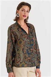 ΓΥΝΑΙΚΕΙΟ ΠΟΥΚΑΜΙΣΟ ΜΕ PAISLEY PATTERN - 10-342395-0 ΛΑΔΙ BILL COST από το NOTOS