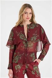 ΓΥΝΑΙΚΕΙΟ ΠΟΥΚΑΜΙΣΟ ΜΕ PAISLEY PATTERN ΚΑΙ ΗΜΙΔΙΑΦΑΝΕΙΑ - 10-342413-0 ΜΠΟΡΝΤΟ BILL COST