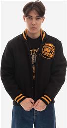 BOMBER ΜΠΟΥΦΑΝ ΑΠΟ ΜΑΛΛΙ ASTRO VARSITY JACKET ΧΡΩΜΑ: ΜΑΥΡΟ F30 BILLIONAIRE BOYS