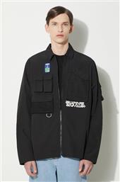 ΜΠΟΥΦΑΝ MULTI POCKET OVERSHIRT ΧΡΩΜΑ: ΜΑΥΡΟ, B24239 BILLIONAIRE BOYS