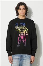 ΒΑΜΒΑΚΕΡΗ ΜΠΛΟΥΖΑ STANDING ASTRO CREWNECK ΧΡΩΜΑ: ΜΑΥΡΟ, B24228 BILLIONAIRE BOYS