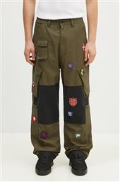 ΒΑΜΒΑΚΕΡΟ ΠΑΝΤΕΛΟΝΙ PATCH CARGO PANT ΧΡΩΜΑ: ΠΡΑΣΙΝΟ, B24315 BILLIONAIRE BOYS