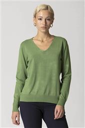 ΓΥΝΑΙΚΕΙΑ ΠΛΕΚΤΗ ΜΠΛΟΥΖΑ ΜΕ V ΛΑΙΜΟΚΟΨΗ - 4925267980 ΠΡΑΣΙΝΟ BILLY SABBADO