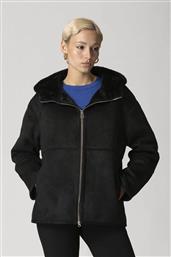 ΓΥΝΑΙΚΕΙΟ ΜΠΟΥΦΑΝ ΜΟΝΟΧΡΩΜΟ ΚΑΙ ΚΟΥΚΟΥΛΑ ΜΕ FAUX ΓΟΥΝΑ - 4925862258 ΜΑΥΡΟ BILLY SABBADO