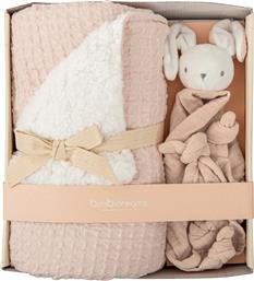 ΚΟΥΒΕΡΤΑ FLEECE ΑΓΚΑΛΙΑΣ (75X90) + ΠΑΝΑΚΙ ΠΑΡΗΓΟΡΙΑΣ ΡΟΖ BIMBIDREAMS
