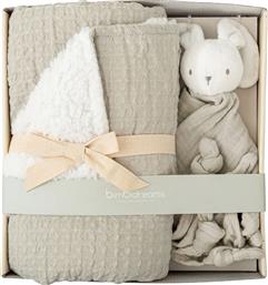 ΚΟΥΒΕΡΤΑ FLEECE ΑΓΚΑΛΙΑΣ (75X90) + ΠΑΝΑΚΙ ΠΑΡΗΓΟΡΙΑΣ SAGE GREEN BIMBIDREAMS