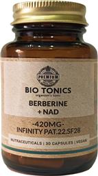 BERBERINE & NAD+ 420MG ΣΥΜΠΛΗΡΩΜΑ ΔΙΑΤΡΟΦΗΣ ΒΕΡΒΕΡΙΝΗΣ & NAD+ ΓΙΑ ΤΗΝ ΑΝΤΙΜΕΤΩΠΙΣΗ ΤΟΥ ΜΕΤΑΒΟΛΙΚΟΥ ΣΥΝΔΡΟΜΟΥ, ΕΝΕΡΓΕΙΑ ΣΕ ΚΥΤΤΑΡΙΚΟ ΕΠΙΠΕΔΟ ΜΕ ΙΣΧΥΡΕΣ ΑΝΤΙΟΞΕΙΔΩΤΙΚΕΣ ΙΔΙΟΤΗΤΕΣ 30CAPS BIO TONICS