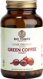 BIOSS ORGANIC GREEN COFFEE EXTRACT ΣΥΜΠΛΗΡΩΜΑ ΔΙΑΤΡΟΦΗΣ ΒΙΟΛΟΓΙΚΟΥ ΕΚΧΥΛΙΣΜΑΤΟΣ ΠΡΑΣΙΝΟΥ ΚΑΦΕ ΓΙΑ ΕΝΙΣΧΥΣΗ ΤΟΥ ΜΕΤΑΒΟΛΙΣΜΟΥ, ΕΛΕΓΧΟ ΤΟΥ ΒΑΡΟΥΣ & ΑΠΩΛΕΙΑ ΛΙΠΟΥΣ 60CAPS BIO TONICS