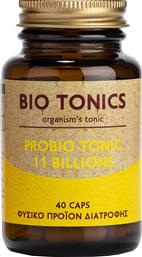 PROBIO TONIC 11 BILLIONS ΣΥΜΠΛΗΡΩΜΑ ΔΙΑΤΡΟΦΗΣ ΠΡΟΒΙΟΤΙΚΩΝ ΓΙΑ ΤΗ ΔΙΑΤΗΡΗΣΗ ΤΗΣ ΥΓΕΙΑΣ ΤΟΥ ΓΑΣΤΡΟΠΕΠΤΙΚΟΥ ΣΥΣΤΗΜΑΤΟΣ & ΕΝΙΣΧΥΣΗ ΤΟΥ ΑΝΟΣΟΠΟΙΗΤΙΚΟΥ 40VEG.CAPS BIO TONICS