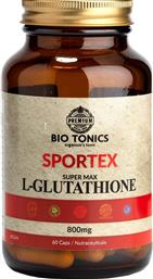 SPORTEX SUPER MAX L-GLUTATHIONE 800MG ΣΥΜΠΛΗΡΩΜΑ ΔΙΑΤΡΟΦΗΣ ΑΜΙΝΟΞΕΟΣ ΓΛΟΥΤΑΘΕΙΟΝΗΣ ΓΙΑ ΑΠΟΤΟΞΙΝΩΣΗ ΤΟΥ ΗΠΑΤΟΣ & ΑΝΑΠΛΑΣΗ ΙΣΤΩΝ ΜΕ ΙΣΧΥΡΕΣ ΑΝΤΙΟΞΕΙΔΩΤΙΚΕΣ ΙΔΙΟΤΗΤΕΣ 60CAPS BIO TONICS