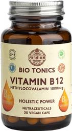 VITAMIN B12 1000ΜG ΣΥΜΠΛΗΡΩΜΑ ΔΙΑΤΡΟΦΗΣ ΒΙΤΑΜΙΝΗΣ Β12 ΓΙΑ ΤΗΝ ΚΑΛΗ ΛΕΙΤΟΥΡΓΙΑ ΤΟΥ ΝΕΥΡΙΚΟΥ ΣΥΣΤΗΜΑΤΟΣ 30VEG.CAPS BIO TONICS