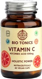VITAMIN C 500MG ΣΥΜΠΛΗΡΩΜΑ ΔΙΑΤΡΟΦΗΣ ΒΙΤΑΜΙΝΗΣ C ΩΣ ΑΣΚΟΡΒΙΚΟ ΟΞΥ ΓΙΑ ΕΝΙΣΧΥΣΗ & ΥΠΟΣΤΗΡΙΞΗ ΤΟΥ ΑΝΟΣΟΠΟΙΗΤΙΚΟΥ 40VEG.CAPS BIO TONICS