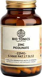 ZINC PICOLINATE 22MG ΣΥΜΠΛΗΡΩΜΑ ΔΙΑΤΡΟΦΗΣ ΜΕ ΨΕΥΔΑΡΓΥΡΟ ΠΙΚΟΛΙΝΙΚΗΣ ΜΟΡΦΗΣ & ΠΡΟΒΙΟΤΙΚΑ ΓΙΑ ΜΕΓΙΣΤΗ ΑΠΟΡΡΟΦΗΣΗ ΓΙΑ ΤΗΝ ΕΝΙΣΧΥΣΗ ΤΟΥ ΑΝΟΣΟΠΟΙΗΤΙΚΟΥ & ΤΗΝ ΚΑΛΗ ΥΓΕΙΑ ΤΩΝ ΟΣΤΩΝ 90CAPS BIO TONICS