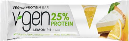 ΜΠΑΡΕΣ ΠΡΩΤΕΙΝΗΣ LEMON PIE (60G) VEGAN V GEN από το e-FRESH