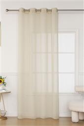 ΚΟΥΡΤΙΝΑ ΜΕ ΤΡΟΥΚΣ ΒΙΟΚΑΡΠΕΤ SERAINA B11-03 ΜΠΕΖ 140X285CM BIOKARPET HOME
