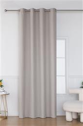 ΚΟΥΡΤΙΝΑ ΜΕ ΤΡΟΥΚΣ ΒΙΟΚΑΡΠΕΤ SONIA 7000-19 ΓΚΡΙ 140X270CM BIOKARPET HOME