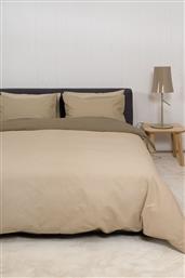 ΣΕΤ ΣΕΝΤΟΝΙΑ KING SIZE ΒΙΟΚΑΡΠΕΤ HOME VIEW BEIGE/GREIZE ΧΩΡΙΣ ΛΑΣΤΙΧΟ 270Χ280CM BIOKARPET HOME