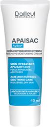 BAILLEUL APAISAC HYDRA+ INTENSIVE MOISTURISING CREAM ΕΝΥΔΑΤΙΚΗ ΚΡΕΜΑ ΓΙΑ ΘΡΕΨΗ - ΠΡΟΣΤΑΣΙΑ ΤΗΣ ΞΗΡΗΣ & ΕΥΑΙΣΘΗΤΗΣ ΕΠΙΔΕΡΜΙΔΑΣ 40ML BIORGA