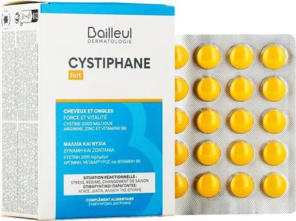 BAILLEUL PROMO CYSTIPHANE FORT HAIR & NAIL SUPPLEMENT 2000MG ΣΥΜΠΛΗΡΩΜΑ ΔΙΑΤΡΟΦΗΣ ΜΕ L-ΚΥΣΤΙΝΗ ΓΙΑ ΔΥΝΑΜΗ & ΖΩΝΤΑΝΙΑ ΣΕ ΜΑΛΛΙΑ & ΝΥΧΙΑ 140TABS BIORGA