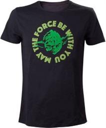 T-SHIRT STAR WARS - MAY THE FORCE BE WITH YOU ΜΑΥΡΟ - M BIOWORLD από το PUBLIC