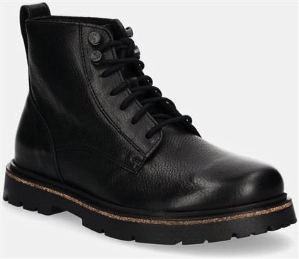 ΔΕΡΜΑΤΙΝΕΣ ΜΠΟΤΕΣ HIGHWOOD LACE MID ΓΥΝΑΙΚΕΙΕΣ, ΧΡΩΜΑ: ΜΑΥΡΟ, 1028510 BIRKENSTOCK