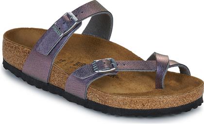 MULES MAYARI BF SAFFIANO IRIDESCENT VIOLA BIRKENSTOCK