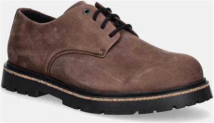 NUBUCK ΜΠΟΤΑΚΙΑ HIGHWOOD LACE LOW ΧΡΩΜΑ: ΚΑΦΕ, 1028093 BIRKENSTOCK
