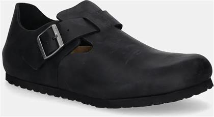 NUBUCK ΜΠΟΤΑΚΙΑ LONDON ΧΡΩΜΑ: ΜΑΥΡΟ BIRKENSTOCK