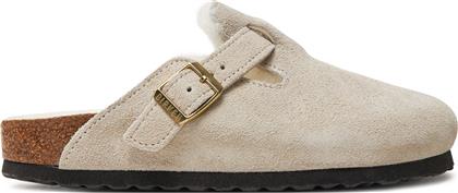 ΠΑΝΤΟΦΛΕΣ BOSTON SHEARLING LEVE 1026192 ΛΕΥΚΟ BIRKENSTOCK