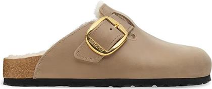 ΠΑΝΤΟΦΛΕΣ ΣΟΥΕΤ BOSTON BIG BUCKLE SHEARLING ΧΡΩΜΑ: ΜΠΕΖ, 1030444 BIRKENSTOCK