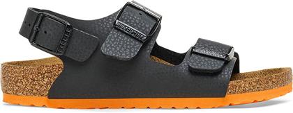 ΠΑΙΔΙΚΑ ΣΑΝΔΑΛΙΑ - KIDS MILANO KIDS BF DESERT SOIL BLACK ORANGE BIRKENSTOCK