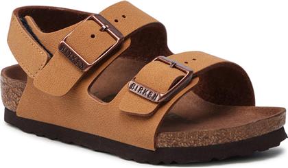 ΣΑΝΔΑΛΙΑ MILANO HL KIDS 1021715 ΚΑΦΕ BIRKENSTOCK από το EPAPOUTSIA