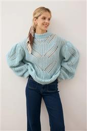 ΠΟΥΛΟΒΕΡ ΜΕ ΠΡΟΣΘΗΚΗ ΜΑΛΛΙΟΥ ROSSO ΧΡΩΜΑ: ΜΠΛΕ, ROSSO BŁĘKITNY BIZUU