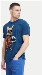 T-SHIRT 20716837 ΜΠΛΕ REGULAR FIT BLEND