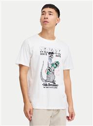 T-SHIRT 20717748 ΛΕΥΚΟ REGULAR FIT BLEND