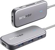 BW-TH5 7IN1 USB-C HUB 3XUSB3.0/HDMI/USB-C PD/SD/MICROSD BLITZWOLF