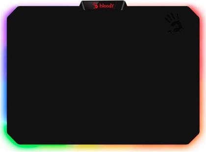 A4TECH MP-60R GAMING MOUSE PAD MEDIUM 354MM ΜΕ RGB ΦΩΤΙΣΜΟ ΜΑΥΡΟ BLOODY