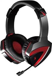 G500 GAMING ΕΝΣΥΡΜΑΤΑ ΑΚΟΥΣΤΙΚΑ 3.5MM ΜΕ RGB ΦΩΤΙΣΜΟ - ΜΑΥΡΑ/ΚΟΚΚΙΝΑ BLOODY