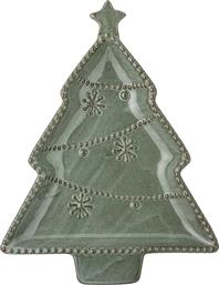 ΧΡΙΣΤΟΥΓΕΝΝΙΑΤΙΚΗ ΠΙΑΤΕΛΑ ALDER 24 X 2,5 X 19 CM ΧΡΩΜΑ: ΠΡΑΣΙΝΟ BLOOMINGVILLE