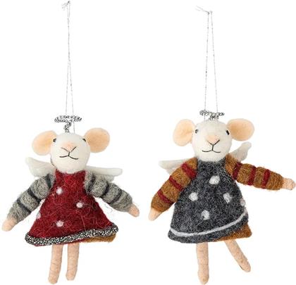 ΧΡΙΣΤΟΥΓΕΝΝΙΑΤΙΚΟ ΚΡΕΜΑΣΤΟ PEO ORNAMENT 9 X 13,5 X 5 CM 2-PACK ΧΡΩΜΑ: ΠΟΛΥΧΡΩΜΟ BLOOMINGVILLE