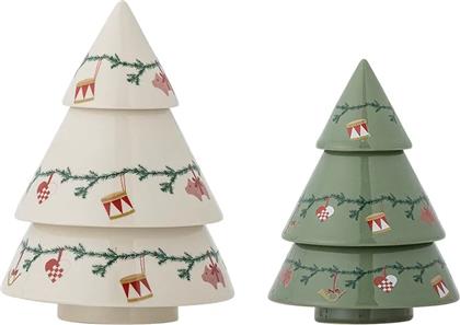 ΔΙΑΚΟΣΜΗΤΙΚΟ ΧΡΙΣΤΟΥΓΕΝΝΙΑΤΙΚΟ ΔΕΝΤΡΟ YULE DECO 12 / 14,5 CM 2-PACK ΧΡΩΜΑ: ΠΟΛΥΧΡΩΜΟ BLOOMINGVILLE
