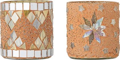 ΔΙΑΚΟΣΜΗΤΙΚΟ ΚΗΡΟΠΗΓΙΟ 7,5 X 7,5 CM 2-PACK ΧΡΩΜΑ: ΠΟΡΤΟΚΑΛΙ BLOOMINGVILLE