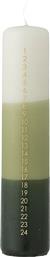ΛΑΜΠΑΔΑ ADVENT DIP DYE CANDLE 5 X 25 CM ΧΡΩΜΑ: ΠΡΑΣΙΝΟ BLOOMINGVILLE
