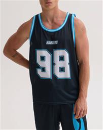 M JERSEY TANK TOP BLUE HUNTER